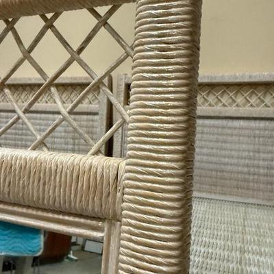 Lexington Wicker Dresser, Night Stand, Mirror and Twin Headboards
