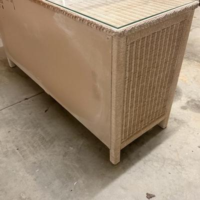 Lexington Wicker Dresser, Night Stand, Mirror and Twin Headboards