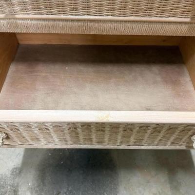 Lexington Wicker Dresser, Night Stand, Mirror and Twin Headboards