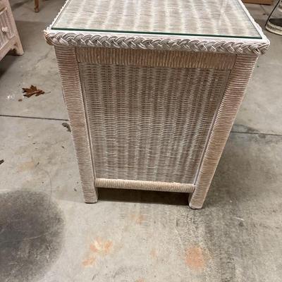Lexington Wicker Dresser, Night Stand, Mirror and Twin Headboards