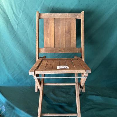 Vintage Wooden Folding Chair