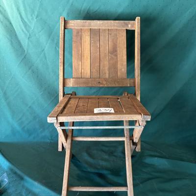 Vintage Wooden Folding Chair