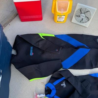 Wet Suits, Flippers and more