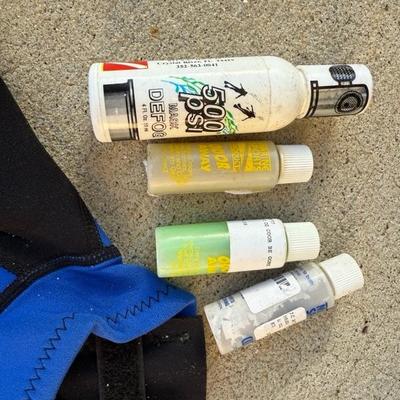 Wet Suits, Flippers and more