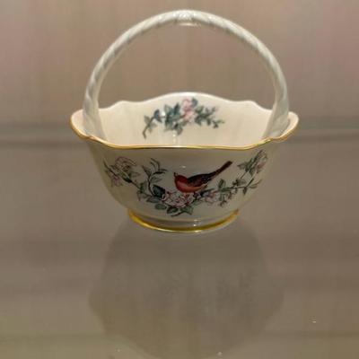 LENOX Heart Rose & “Serenade” Candy Nut Bowls