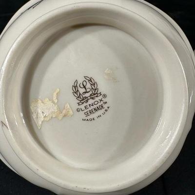 LENOX Heart Rose & “Serenade” Candy Nut Bowls