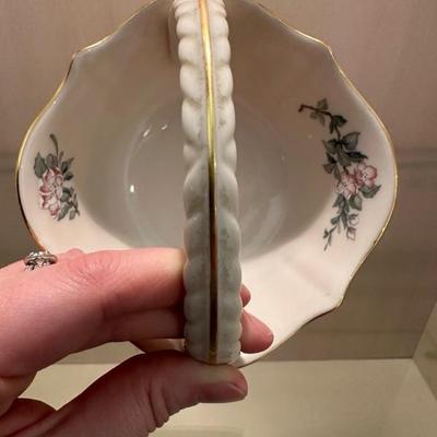 LENOX Heart Rose & “Serenade” Candy Nut Bowls