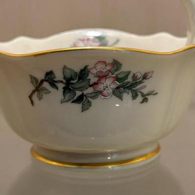 LENOX Heart Rose & “Serenade” Candy Nut Bowls