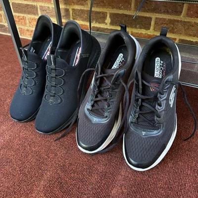 Lot of 5 Pairs of Men’s Sketchers Shoes, Black