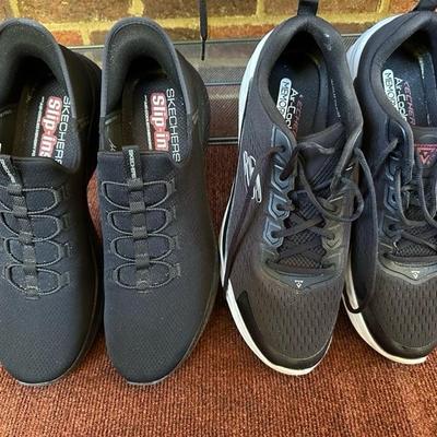 Lot of 5 Pairs of Men’s Sketchers Shoes, Black