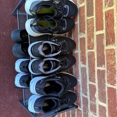 Lot of 5 Pairs of Men’s Sketchers Shoes, Black