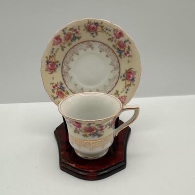 GOLD CASTLE Cup & Saucer Made in Japan