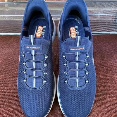 Lot of 5 Pairs of Men’s Skecher Shoes, Dark Blue