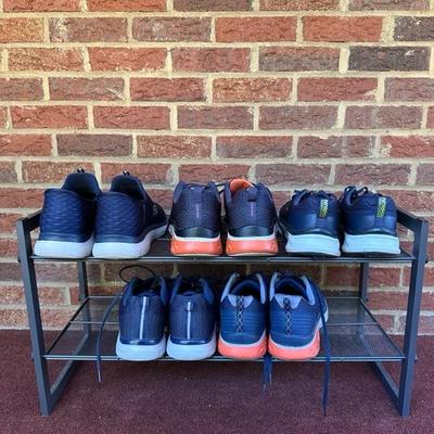 Lot of 5 Pairs of Men’s Skecher Shoes, Dark Blue