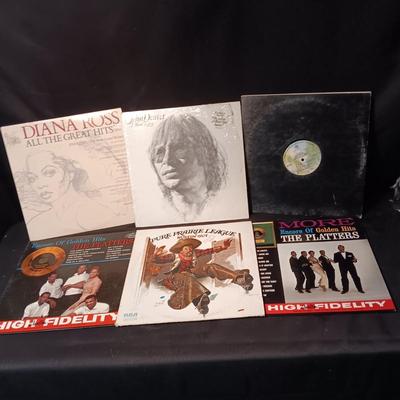 A VARIETY OF MUSIC ON VINYL RECORD ALBUMS