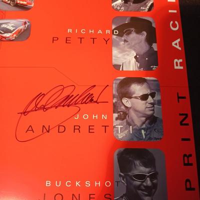 NASCAR RACECAR DRIVERS AUTOGRAPHS