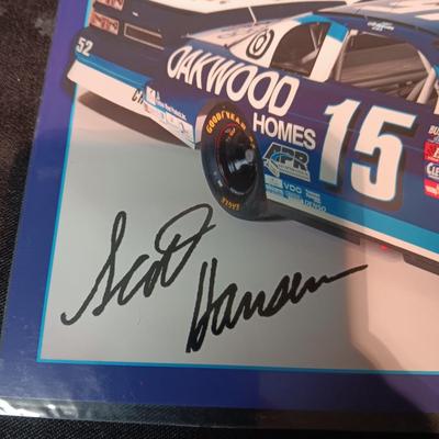 NASCAR RACECAR DRIVERS AUTOGRAPHS