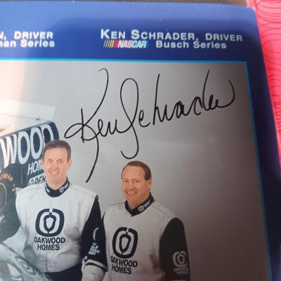 NASCAR RACECAR DRIVERS AUTOGRAPHS