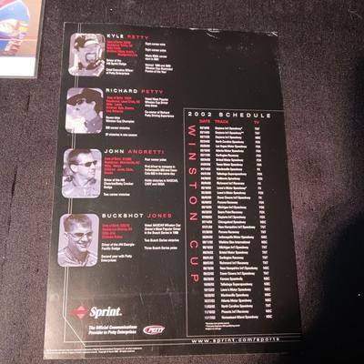 NASCAR RACECAR DRIVERS AUTOGRAPHS