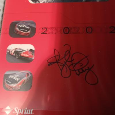 NASCAR RACECAR DRIVERS AUTOGRAPHS