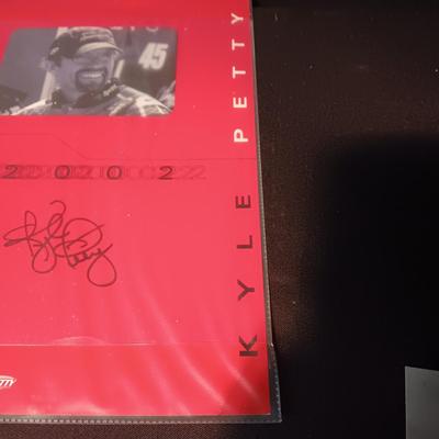 NASCAR RACECAR DRIVERS AUTOGRAPHS