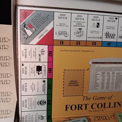 LIKE NEW "THE GAME OF FORT COLLINS"