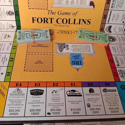 LIKE NEW "THE GAME OF FORT COLLINS"