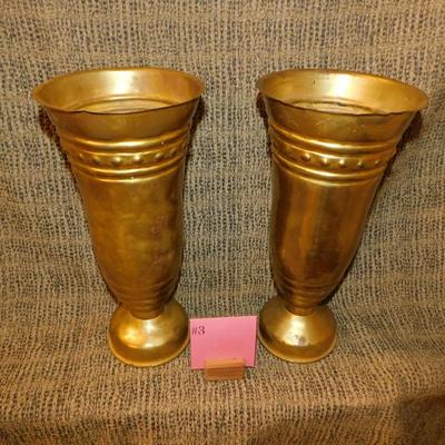 Set of 105 mm Artillery/Tank Cartridge Vases, 1968