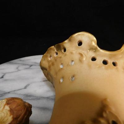 Antique Depose` Wein Teplitz Bohemian Porcelain Vase, Austria