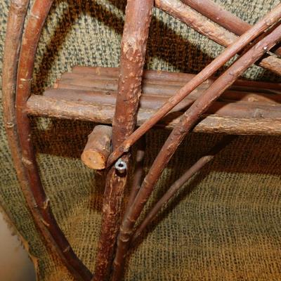 Primitive Folk Craft Woven Twig Shelf 32”x22”x7”