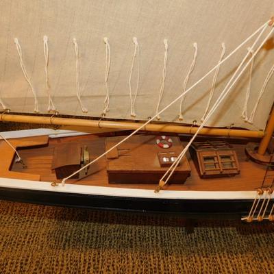 Large Model Schooner “Blue Nose” 48” Long, 39” Tall