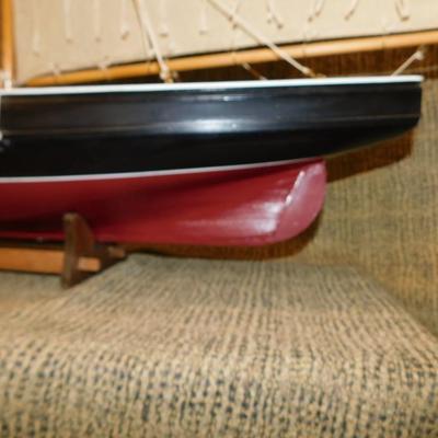 Large Model Schooner “Blue Nose” 48” Long, 39” Tall