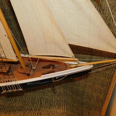 Large Model Schooner “Blue Nose” 48” Long, 39” Tall