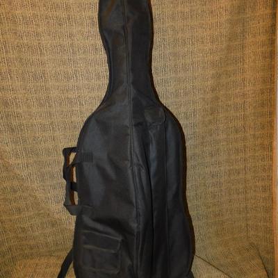 Unbranded 7/8 Cello w/ Gig Bag, 25.25” Back, 42” Overall