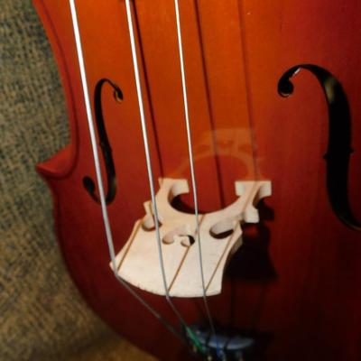 Unbranded 7/8 Cello w/ Gig Bag, 25.25” Back, 42” Overall
