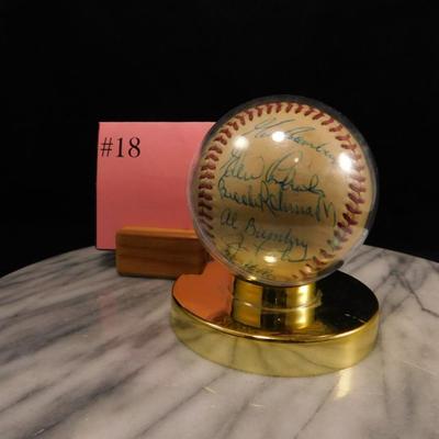 1973 Baltimore Orioles Autographed Baseball
