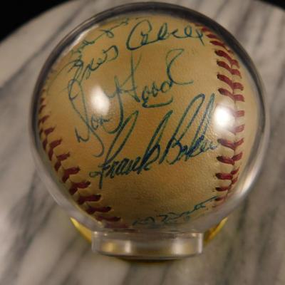 1973 Baltimore Orioles Autographed Baseball