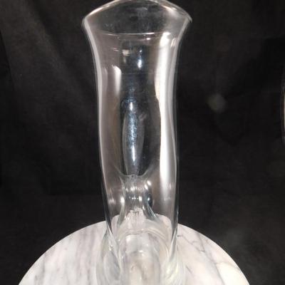Ultra-Modern Fused Glass Pitcher 12.5”