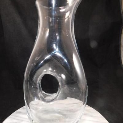 Ultra-Modern Fused Glass Pitcher 12.5”
