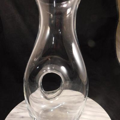 Ultra-Modern Fused Glass Pitcher 12.5”
