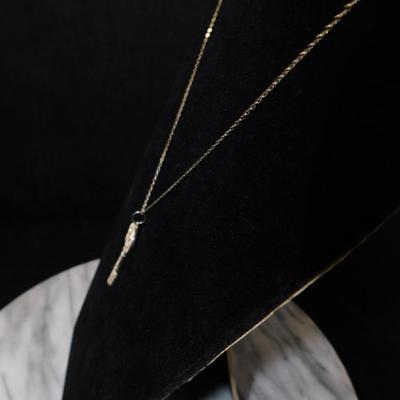925 Sterling Key Pendant w/ 925 Chain 24”, 6.6g