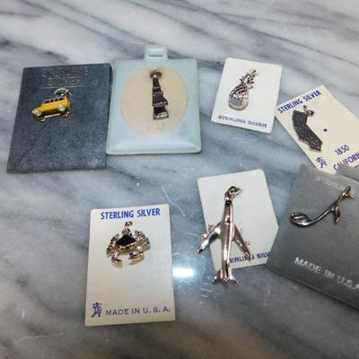 Assorted Sterling Charms