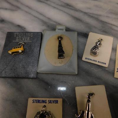 Assorted Sterling Charms
