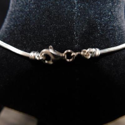 925 Sterling Heart Necklace 16”, 11.4g
