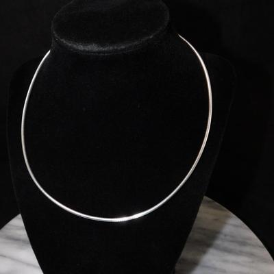 Slim 925 Sterling Omega Chain 18”, 10.0g