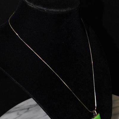 Matching Turquoise? 925 Sterling Earrings & Necklace 20”, 10.8g