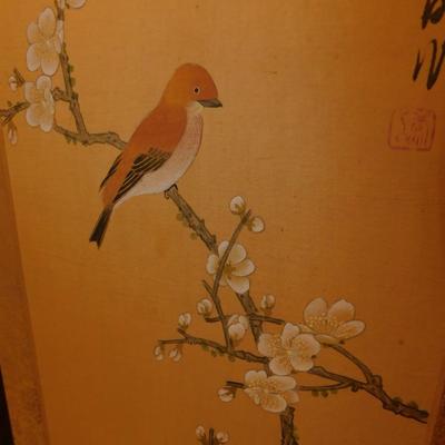 Vintage Set of Japanese Wall Panels 36”x13.5”