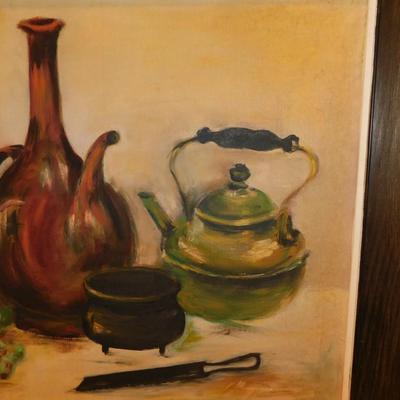 Framed Esther Augsburger Original Still Life 32.5”x27”