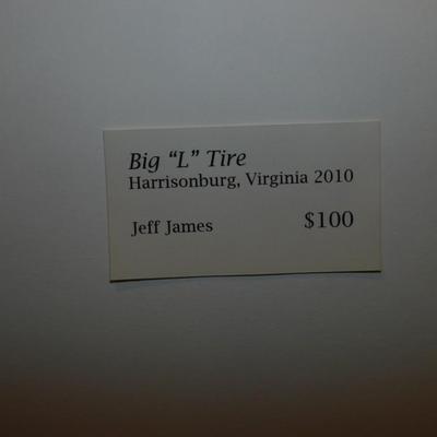 Original Photograph ‘Big ‘L’ Tire’ by Jeff James 20.25”x16.25”