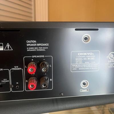 Four Onkyo Two Channel Amplifiers (O-MG)